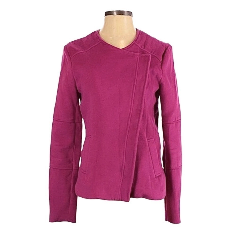 Tinley Road Pink Moto Blazer Warm Barbiecore Jacket Size S